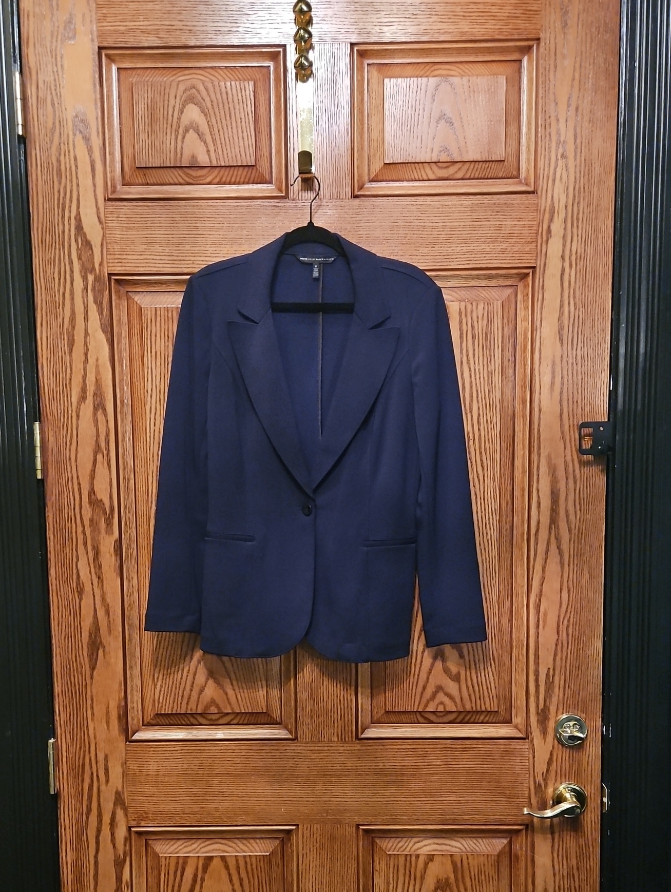 Navy Stretch Blazer Jacket